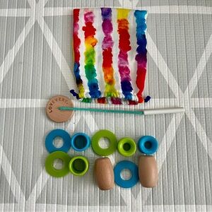 Lovevery Threading Bead Kit and Drawstring Bag